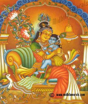 Yesodha & Krishna